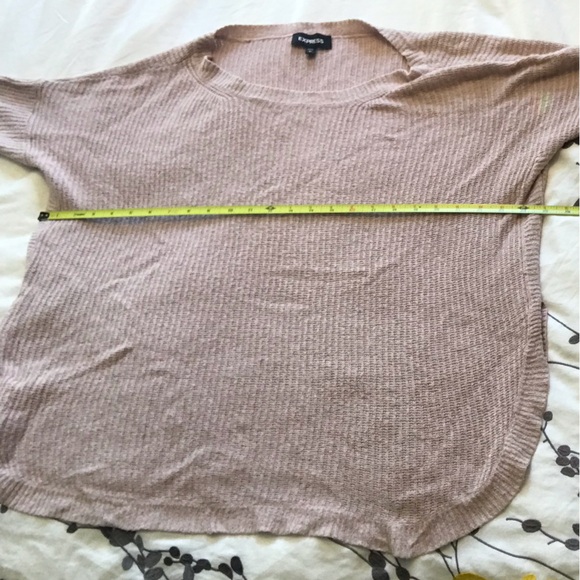 Express Circle Hem Relaxed Fit Tunic Sweater - Picture 6 of 11